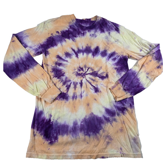 Handmade Long Sleeve Tie Dye Shirt No Tag See Pics For Size - Picture 1 of 3